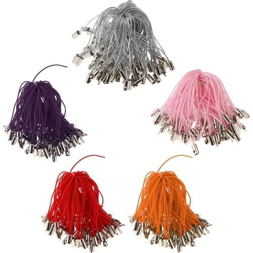 100pcs 50mm Strap Hand Wrist Lanyard for Cellphone Camera Phone MP3 MP4 Phone Lanyard Strap Cord Lariat Strap Lanyard