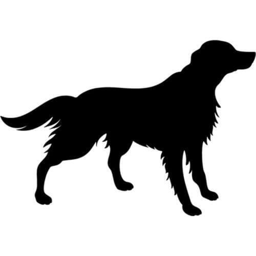 14*9.5CM Irish Setter Dog Vinyl Decal Fashion Car Stickers Car Styling Decoration Accessories Black/Silver S1-0385