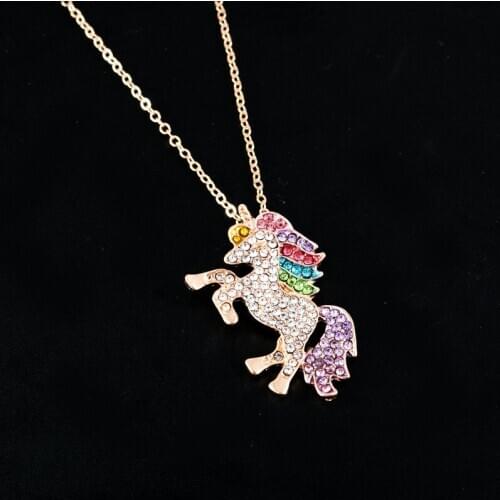 2020 Wholesale Cross-border Supply Hot-selling Pegasus Necklace European and American Hot-selling Unicorn Pendant