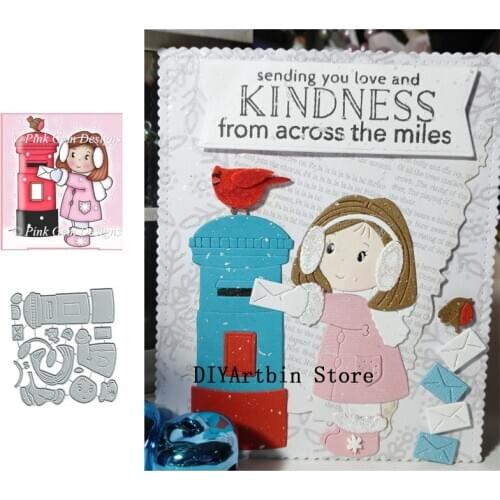 2020 Post Gilr Cutting Dies Christmas Baby Brithday Layering Die Photo Album Embossing Die Paper Cards Making
