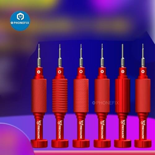 Mechanic iShell 3D 6 IN 1 Precision Screwdriver Set Small Steel Gun Series Screwdrivers for iPhone Repair Magnetic Screw Bits