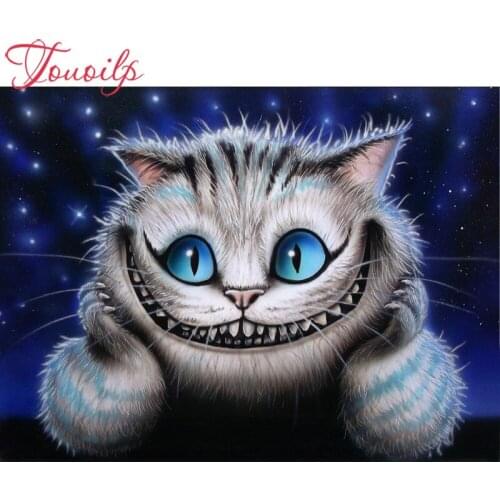5D DIY Full square&Round Cartoon cat 5d diy Diamond Painting Needlework Embroidery Round Rhinestone Cross Stitch Room Decoration