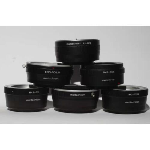 METTZCHROM Manuel Lens Adapter for EOS EOSM FX NEX AI M42 Manuel ADAPTER