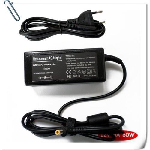 AC Adapter For Acer LCD AL506 AL511 AL512 AL532 AL712 12V 5A Monitors Charger
