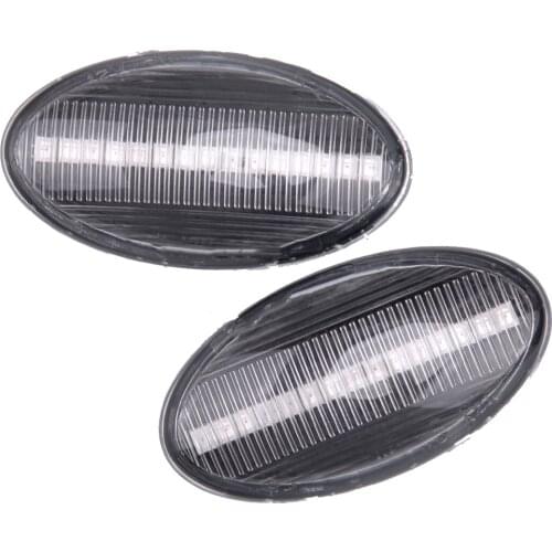 Car Clear LED Side Lights Indicator Repeater fit for Mini Cooper S JCW Cabrio 63137166014 1112629