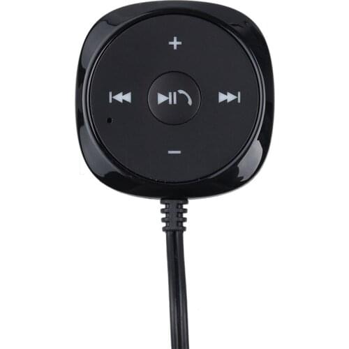 Bluetooth Music Receiver 3.5mm AUX Car Kit Adapter Handsfree Wireless Bluetooth Car Kit with USB Charger for iPad Smartphone