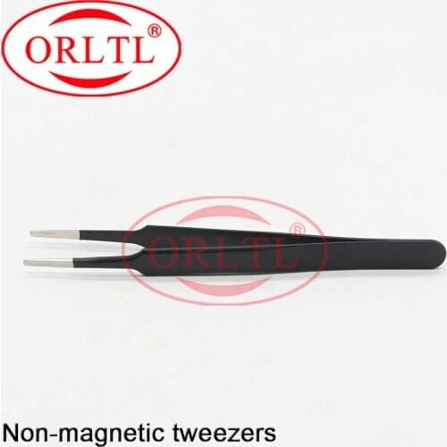 ORLTL Injector Repair Tool Non-magnetic Tweezers Pinch Steel Ball / Clamp the ceramic ball Stainless Steel Tweezers