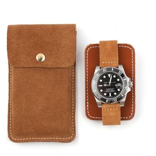 Quality Bracelet Storage Bag Leather Watch Box Portable Travel Jewelry Leather Pouch Watch Pouch Bag Case for Men andWomen Gift
