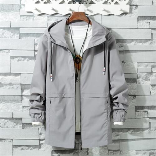Spring and autumn jacket male thin layer men high quality casual windbreaker windbreaker hooded jacket men coat 7XL 8XL