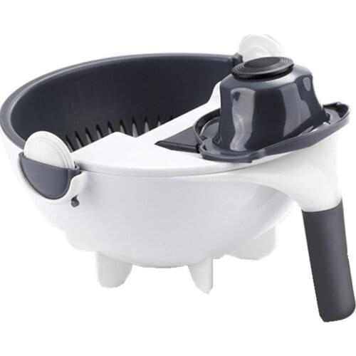 11pcs Multifunctional drain basket kitchen artifact for cutting vegetables and fruits multipurpose grater and vegetable cutter