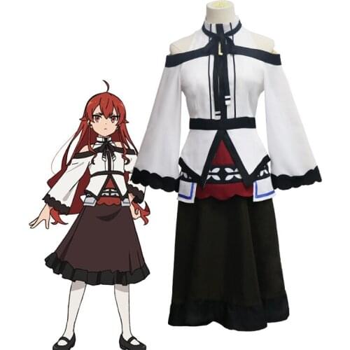 Mushoku Tensei I'm serious when I go to another world Erisu Boreasu Gureiratto Cosplay Costume Dress Halloween Costume Suit