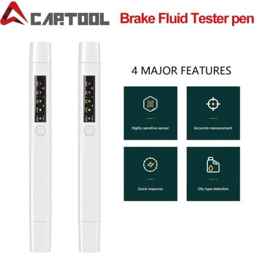 2021 Newest Car Brake Fluid Testing Tool With 5 LED Car Auto Vehicle Tools Car Oil Tester Electronic Brake Fluid Liquid Tester
