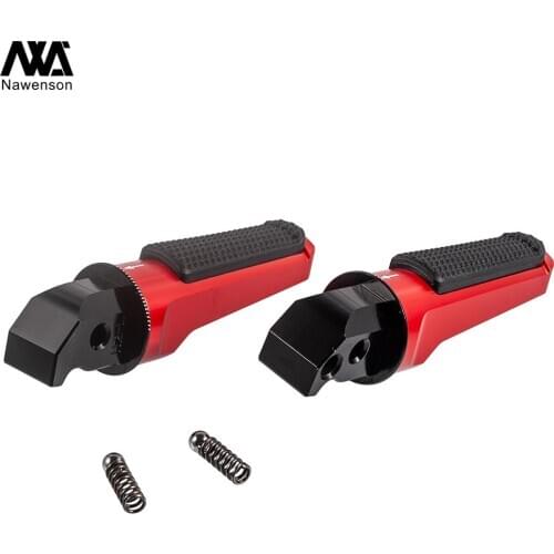 Motorcycle Foot Pegs Rear Passenger Footrest Accessories for CBR600RR 2003-2021 for CB1000R 2008-2016 for CB600F 599 Hornet