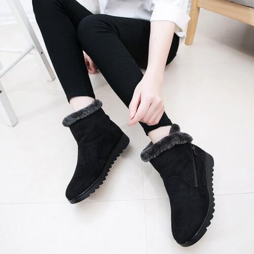 Hot Snowboarding Skiing Shoes Women Winter Shoes Womens Ankle Boots Sport Flat Warm Woman Snow Boots Thicken Plush Skiing Shoes