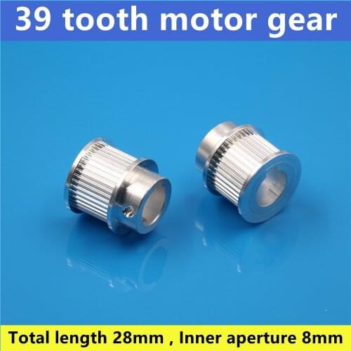 Human Inkjet Printer 39 tooth Servo motor gear Pictorial machine stepper motor wheel 39 teeth belt pulley for Solvent Printer