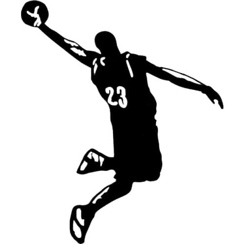 Coolest Basketball Boys Car Stickers Decor Vinyl Decals Accessories 12*14cm