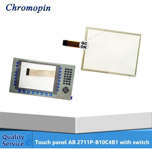 Touch screen for AB 2711P-B10C4B1 2711P-B10C4B2 2711P-B10C6D1 2711P-B10C6D2 PanelView Plus CE1000 with Membrane keypad