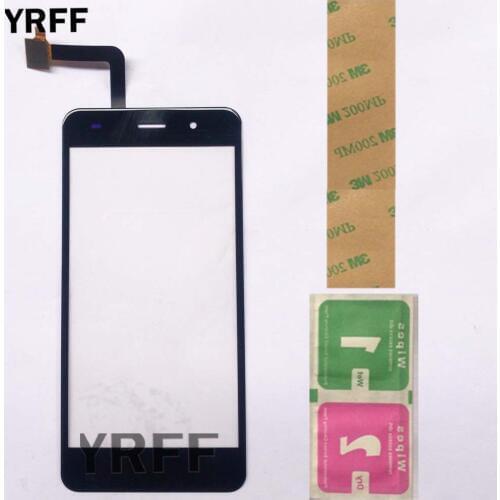 Touch Screen Sensor For Fly Cirrus 13 FS518 Touch Screen Panel Front Glass Digitizer Moible Phone Replacement 3M Glue Wipes
