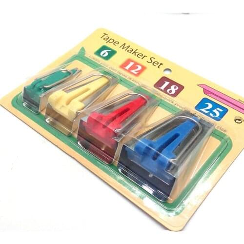 Crimper Puller DIY Patchwork Sewing Craft Tool Edger Curler 6/9/12/18/25MM Plastic and Metal Combined Tool