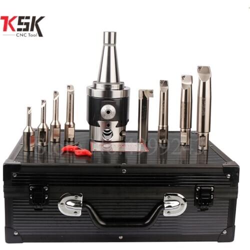 Quality Precision NT50-NBH2084 8-280mm Boring Head System tool Holder +8pcs 20mm Boring Bar Boring rang 8-280mm Boring Tool Set