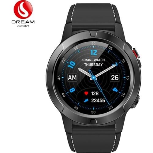 Smart Watch With GPS Support Siri Bluetooth Microphone Speaker Heart Rate Blood Pressure Monitor DW-504 Black Dream Sport