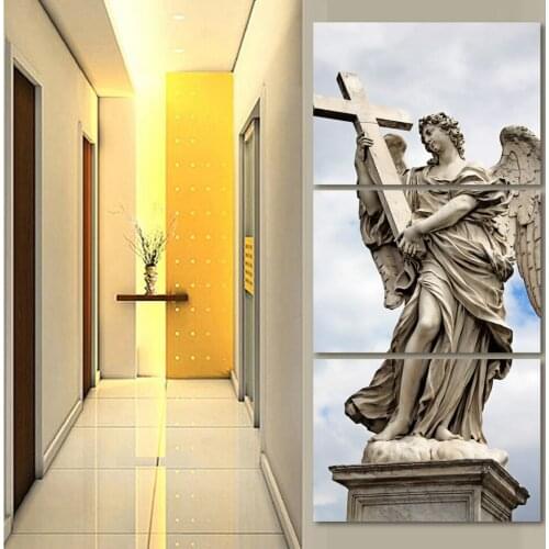 Figure Painting Modern 3 Piece Canvas Wall Art Picture Canvas Painting Wall Canvas For Living Room Unframed