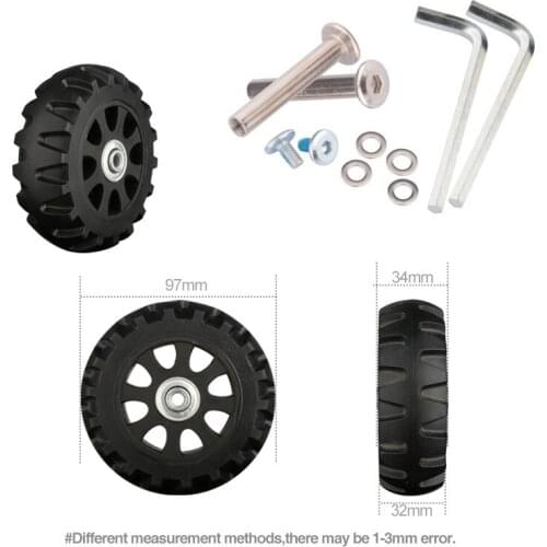 Trolley case universal wheel accessories travel luggage wheels aircraft silent wheel maintenance shock absorption 20 26 inch