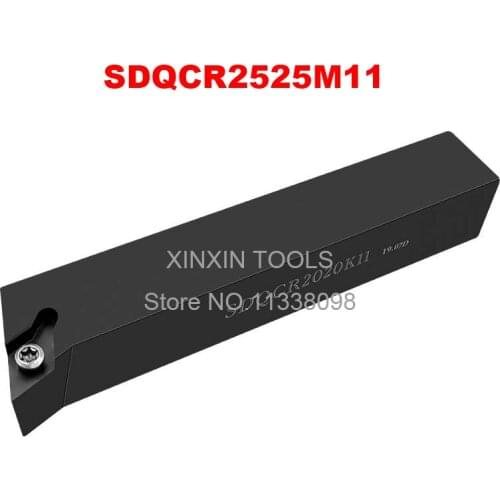 SDQCR2525M11/ SDQCL2525M11 Metal Lathe Cutting Tools Lathe CNC Machine Turning Tools External Turning Tool Holder S-Type SDQCR