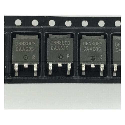 10PCS/LOT 06N80C3 SPD06N80C3 TO-252 800V 6A New spot Quality Assurance In Stock