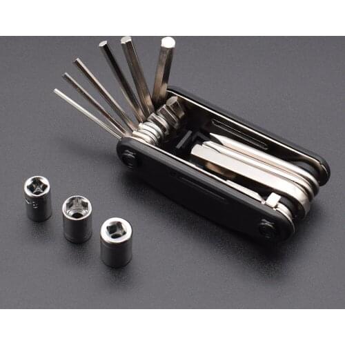 16 in1 Universal Repair Kit Motorcycle Bike Multifunction Tools For Kawasaki Ninja ER6 N F W800 Z750 ZX 9R R400 ZZR600 Z1000