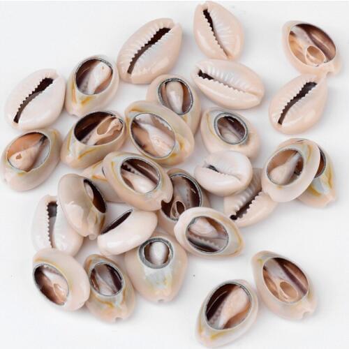 50pcs Spiral Shell Beads Cowrie Shells Seashell Beads Dyed Earrings DIY Jewelry Making Summer Hawaii Style 18~20x13~14x6~8mm