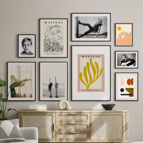 Abstract Line Drewing Body Face Wall Art Canvas Painting Nordic Posters and Prints Wall Pictures for Living Home Decoration