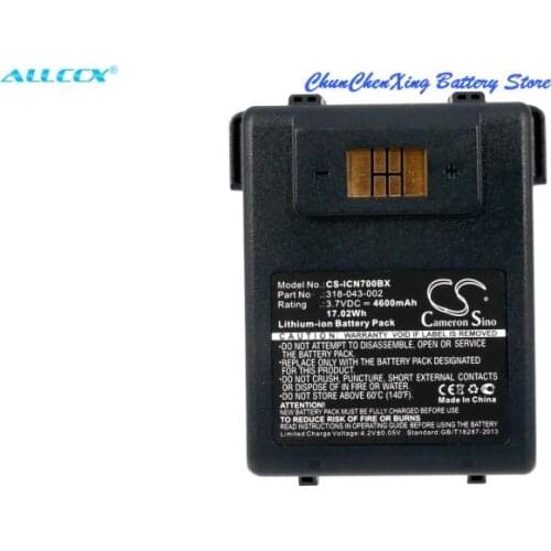 Cameron Sino 4600mAh Battery 318-043-002 for Intermec CN70, CN70e