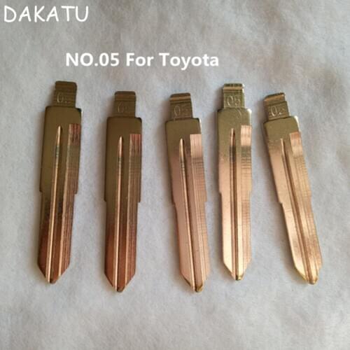 DAKATU Good Quality NO.05 Car Key Blade For Toyota PREVIA Remote Key / Transponder Key/Flip Key Blade
