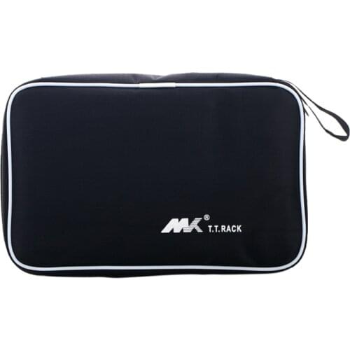 Table Tennis Portable Case Dustproof Zipper Closure Practical Racket Storage Bag Sports Handle Oxford Cloth Protective Cover