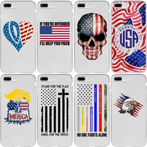 America USA Flag Eagle Cover Case for Xiaomi Redmi K20 K30 4X 4A 5A 6A 7A 8A 9C 9A Pro Plus