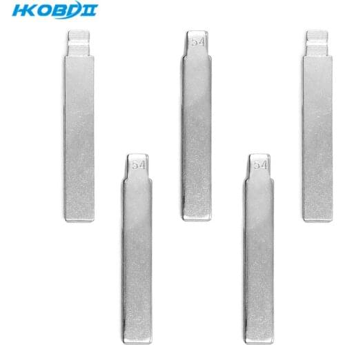 HKOBDII #54 for Peugeot 307 Metal Blank Uncut Flip KD Remote Key Blade Type