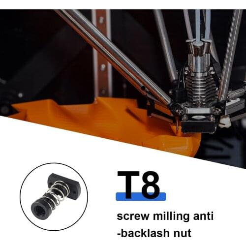 Mounting Extruder Adapter Enders Printer Assembly Complete Extruders for Lead 2mm/4mm/8mm Threaded Screw Rod