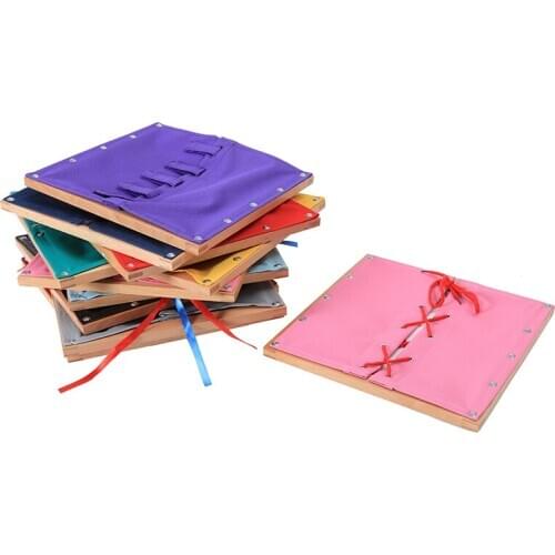 12pcs Wooden Dressing Frame Montessori Materials Early Educational Toys for Basic Skill Exercises