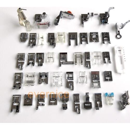 42 Pcs Foot Feet + Plastic Box For Babylock B15 Bl1000 Bl2000 Bl3000 Bl5000