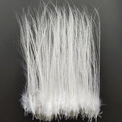 Wholesale 10 pcs Rare White Natural Egret Silk Feathers 30-35cm/12-14inches Diy Jewelry Wedding Decorative Accessories