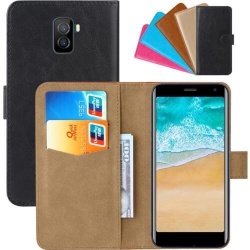 Luxury Wallet Case For Jinga Pass 3G PU Leather Retro Flip Cover Magnetic Fashion Cases Strap