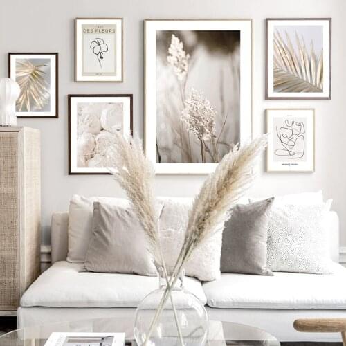 Rose Peony Palm Leaf Abstract Woman Kiss Wall Art Canvas Painting Nordic Posters And Prints Wall Pictures For Living Room Decor