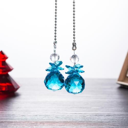 Cord Pull Blind Light Pull With Crystal Ball Bathroom For Ceiling Light Fan Chain Toilet Light Blind Cord Pull Handle Pull Chrom