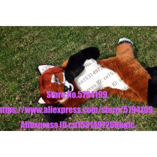 Customized Available REAL PHOTOMiss Fox CATWOMEN full sets husky dog KK9 fursuit CAT wolf Costume fox Party Carnival Gift