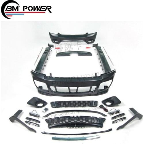High quality F55 F56 to JCW style body kit 06-12 year~with front bumper rear bumper side skirt F55 F56 car kits