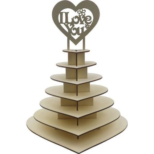 Personalised Ferrero Rocher I Love You Heart Pyramid Wedding Chocolate Dessert Candy Display Stand