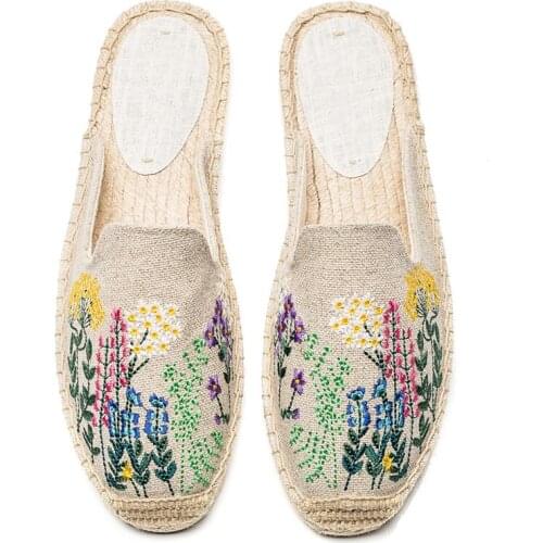 Flat slippers 2021 summer rubber printed women shoes mules Pantufa