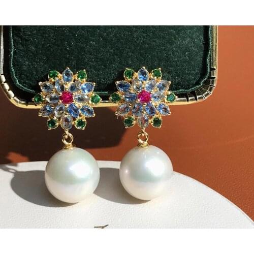 Girls Jewelry 925 Sterling Silver Earrings Findings Settings Base Mountings Parts Mounts for Pearls Agate Crystal Stones Jade