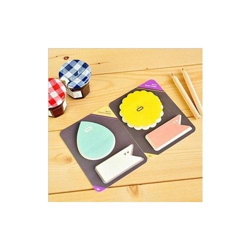 1pcs/lot Flower And Water-drop Folding Writing Pads Stationery School Supply For Sticky Notes Memo
